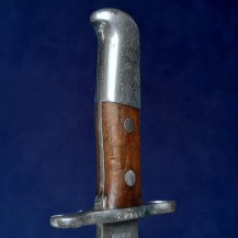 Swiss M1914 Schmidt-Rubin Sawback Bayonet, Early Leather Scabbard 7